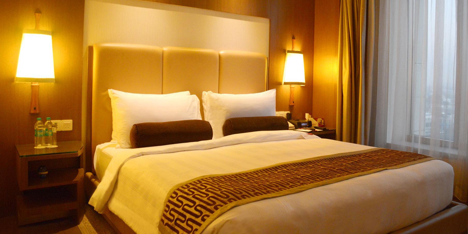 Hotel Crowne Plaza New Delhi Okhla By Ihg Exteriér fotografie A bed