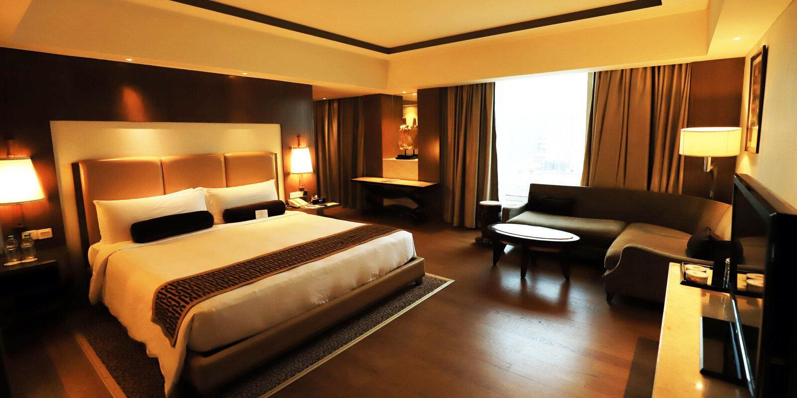 Hotel Crowne Plaza New Delhi Okhla By Ihg Exteriér fotografie A room at the Taj Bengal