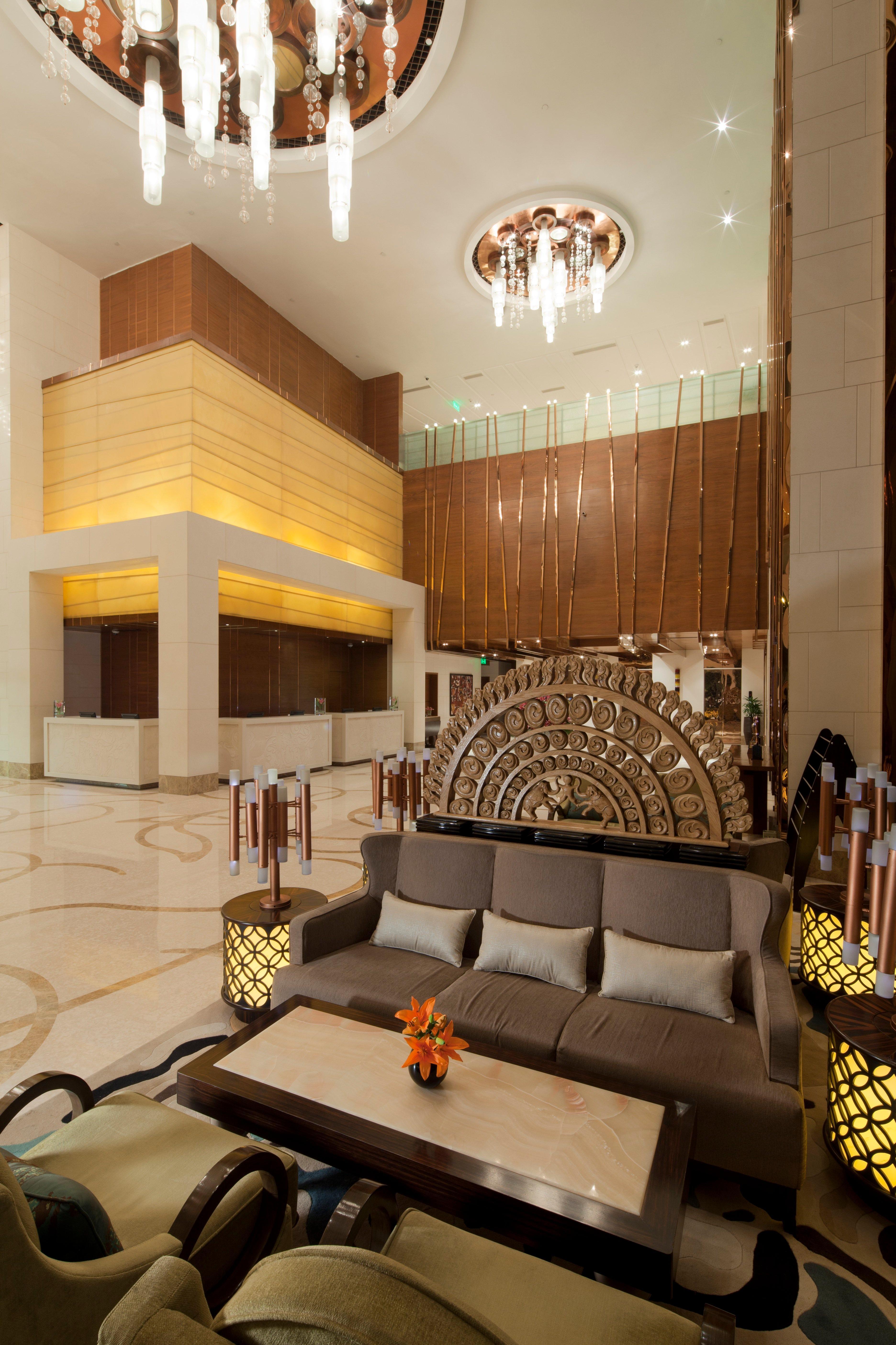 Hotel Crowne Plaza New Delhi Okhla By Ihg Exteriér fotografie The lobby of the hotel